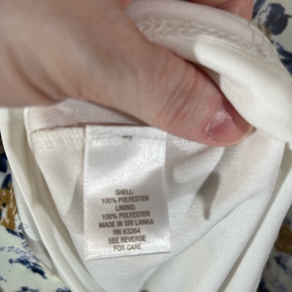 Dress Barn Sz 12 Women's Floral Midi Shift Dress - Picture 4 of 4